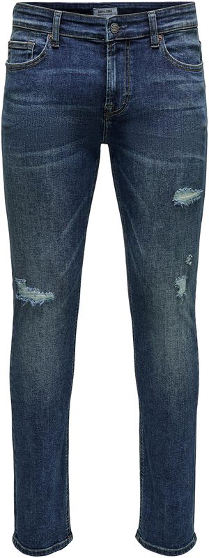 ONSLOOM Slim Blue Damage 2946 Jeans