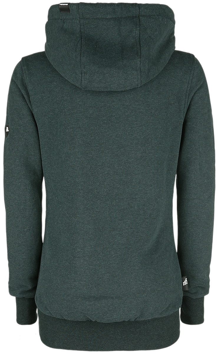 Alife and Kickin Kapuzenpullover - SarahAK A Sweat - M bis XL - für Damen - Größe L - dunkelgrün