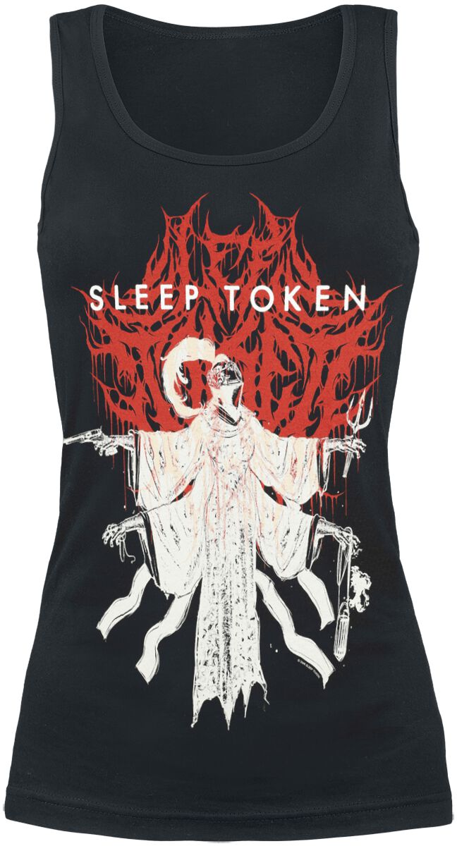 Sleep Token Top - Ascensionism Metal - S bis XXL - für Damen - Größe XL - schwarz  - Lizenziertes Merchandise!