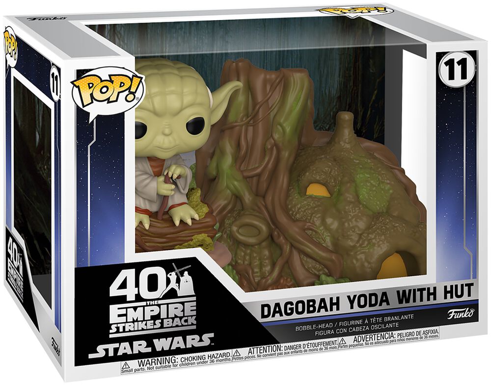 Dagobah Yoda With Hut (Pop! Town) Vinyl Figur 11