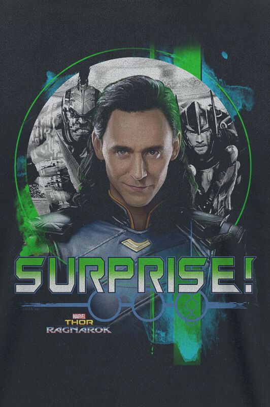 Männer Bekleidung Ragnarok - Loki - Surprise  | Thor T-Shirt