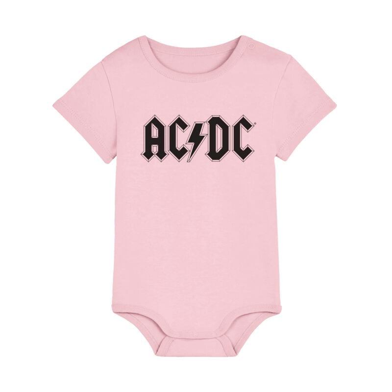 AC/DC Body - Baby- & børnetøj - Logo - Børn - lys pink