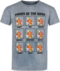 Karpador - Moods Of The Week, Pokémon, T-Shirt