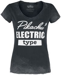 Pikachu - Electric Type, Pokémon, T-Shirt