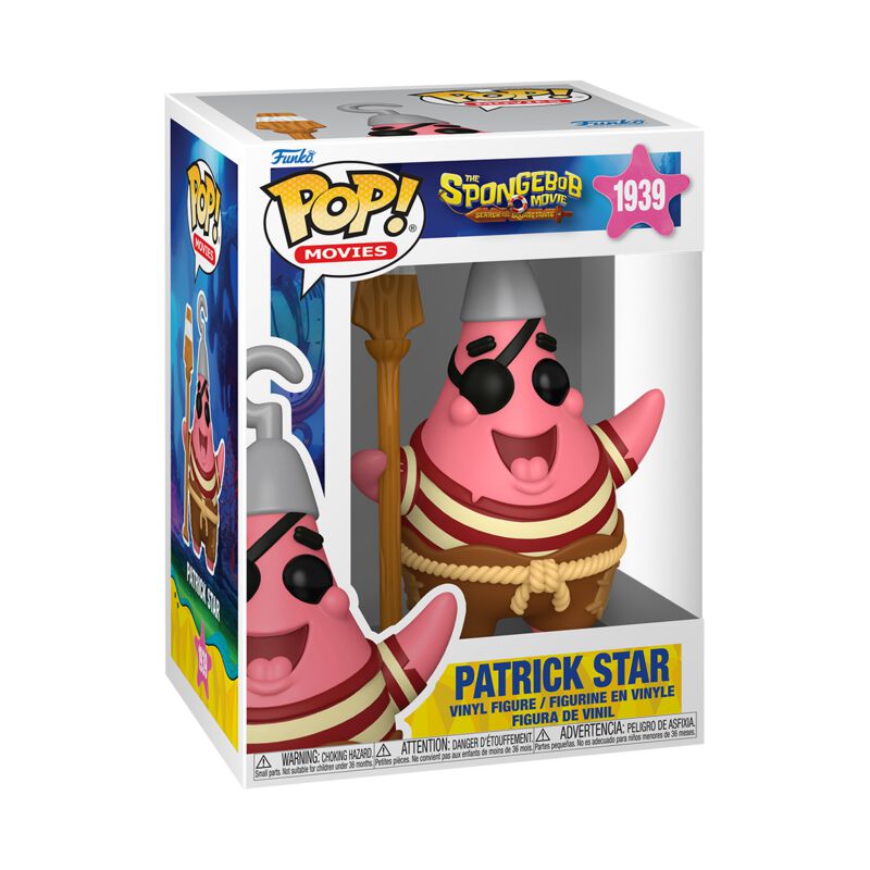 0889698835916 - The Spongebob Movie - Patrick Star (Pop! Movies) Vinyl Figur 1939 Funko Pop! multicolor