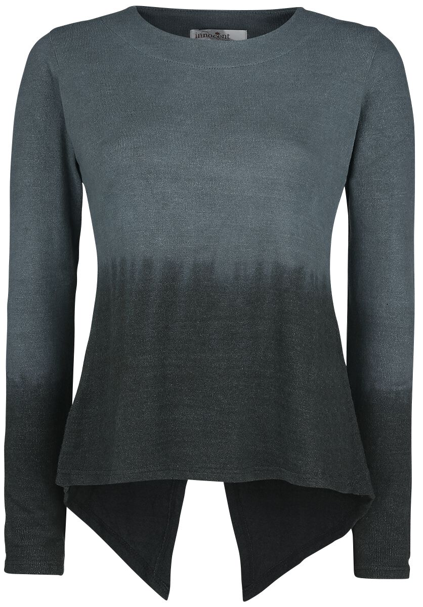 Pull tricoté Gothic de Innocent - Haut Mazarine - XXL à 3XL - pour Femme - gris/noir
