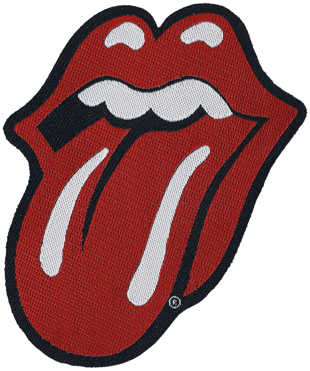 about stone island junior logo crew-neck t-shirt - red. the rolling stones tongue...