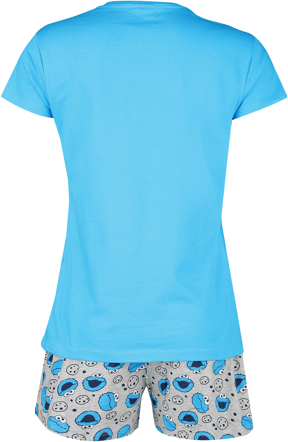 Sesamstraße Cookie Monster Schlafanzug multicolor