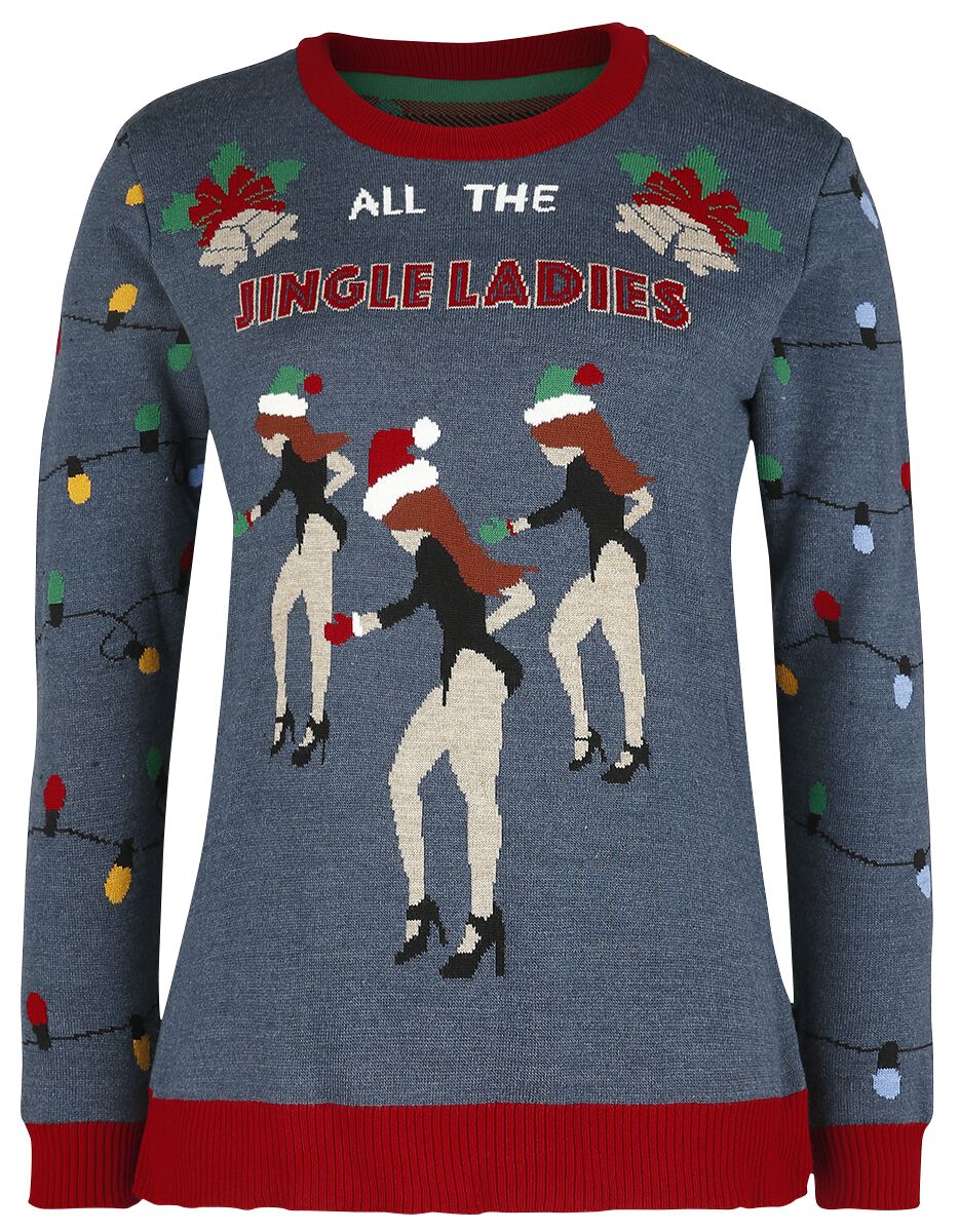 Ugly Christmas Sweater All The Jingle Ladies Christmas jumper multicolour