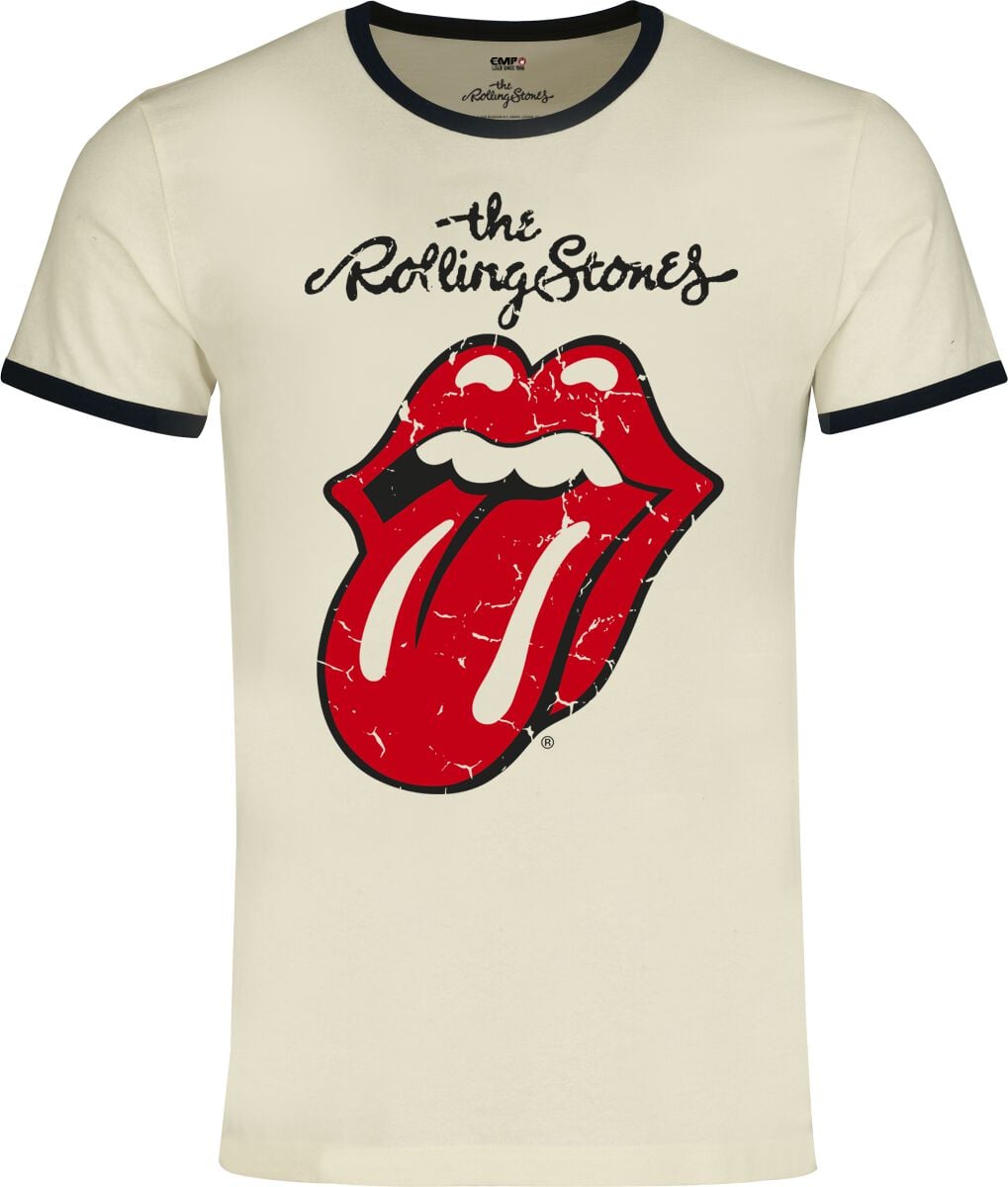 The Rolling Stones Red Tongue T-Shirt altweiß in 3XL