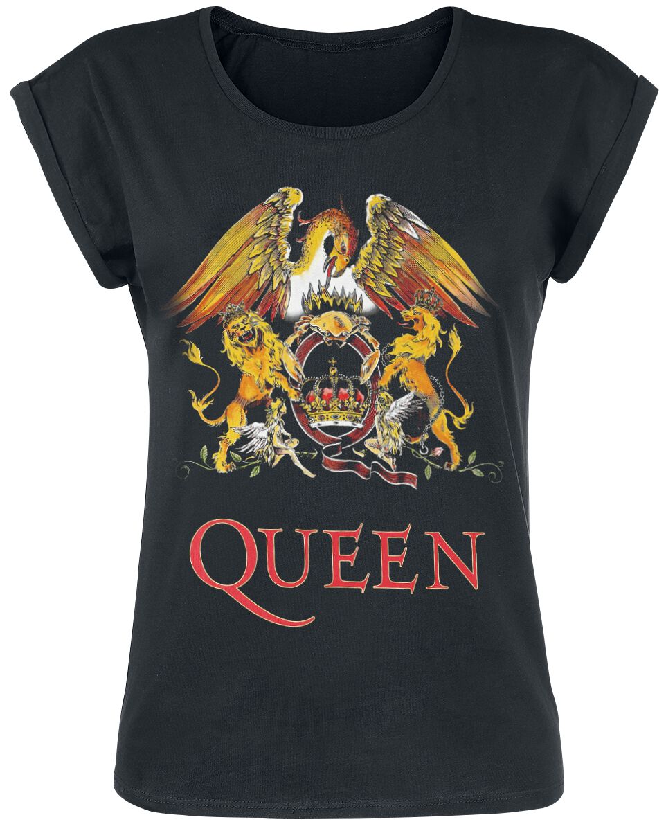 Classic Crest T-Shirt schwarz von Queen