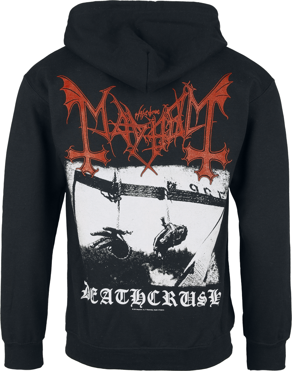 5055339788254 - Mayhem Deathcrush Kapuzenjacke schwarz in M