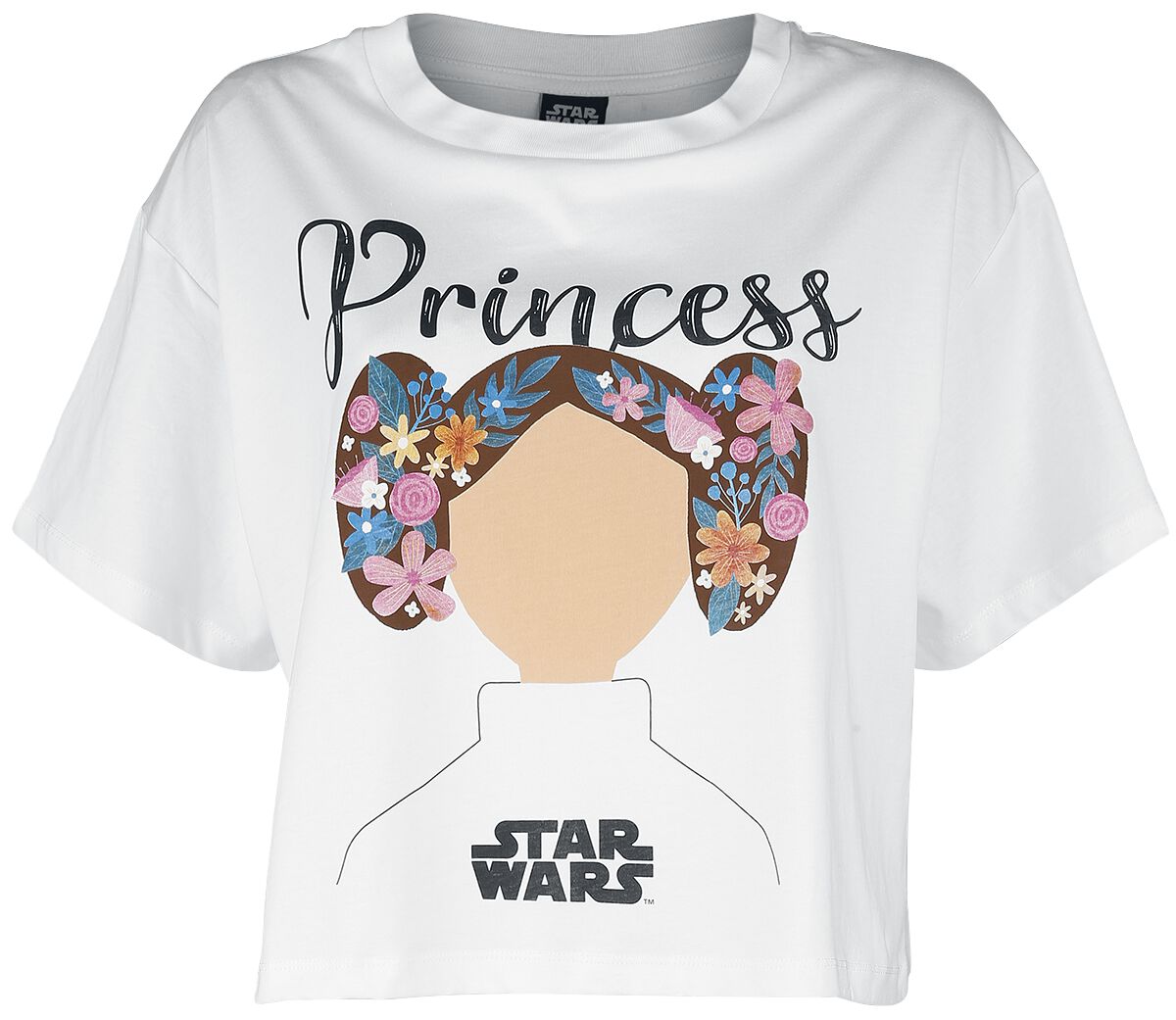 T-Shirt Manches courtes de Star Wars - Star Wars - Princess Lea - S à XXL - pour Femme - blanc