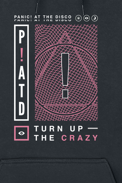 Panic! At The Disco Turn Up The Crazy Kapuzenpullover schwarz