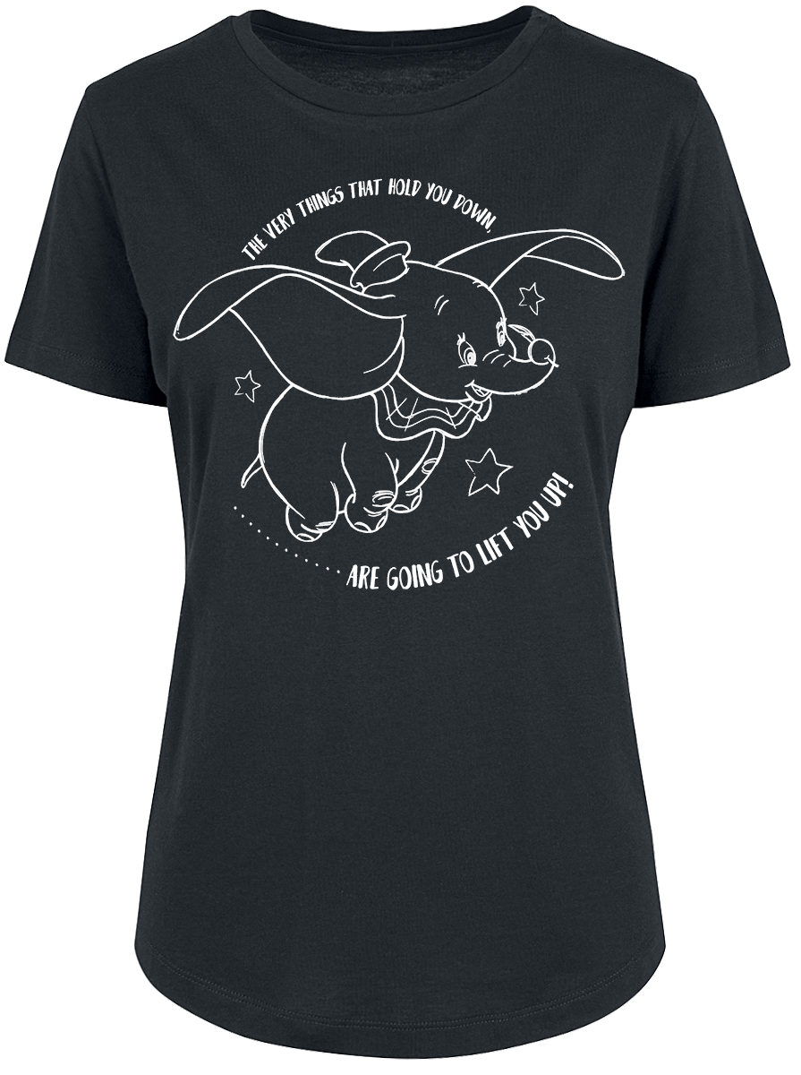 Dumbo - Lift You Up - Girls shirt - black image