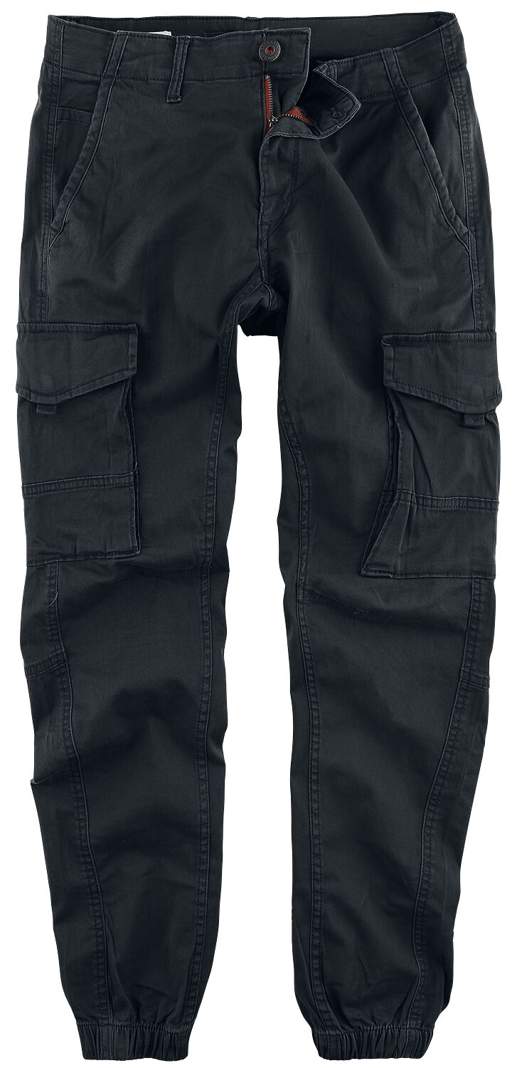 Image of Pantaloni modello cargo di Jack & Jones - JJIPAUL JJFLAKE AKM - W28L30 a W31L34 - Uomo - nero