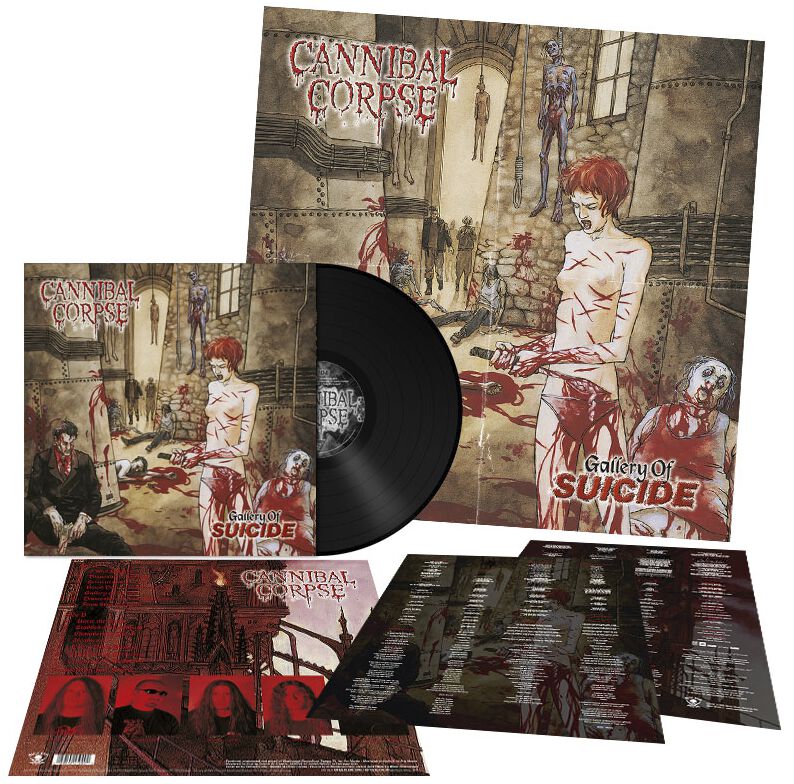 Cannibal Corpse Gallery of suicide LP multicolor