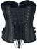 Corset with Stripes and Zipper