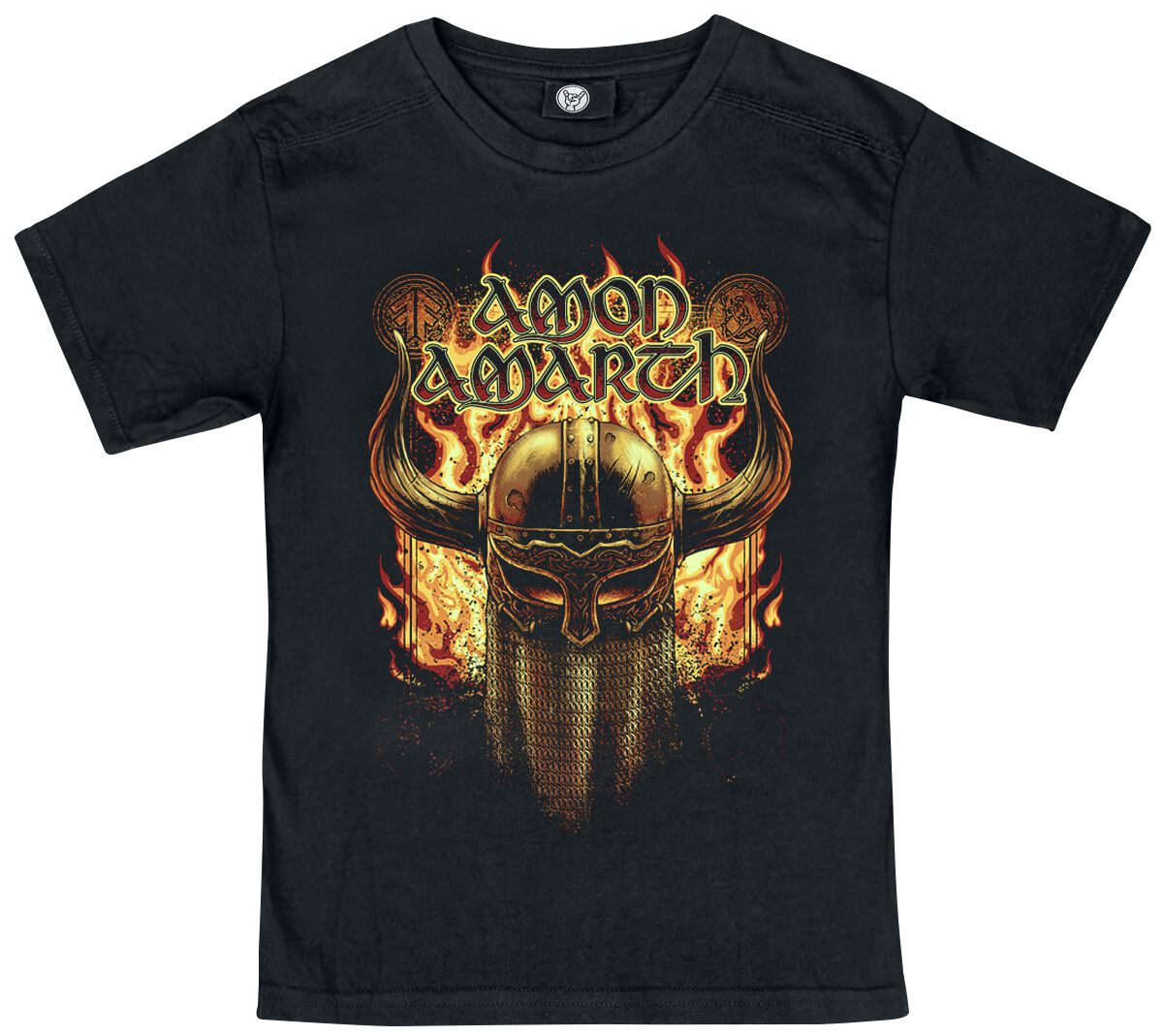 Image of Amon Amarth Metal-Kids - Helmet Kinder-Shirt schwarz