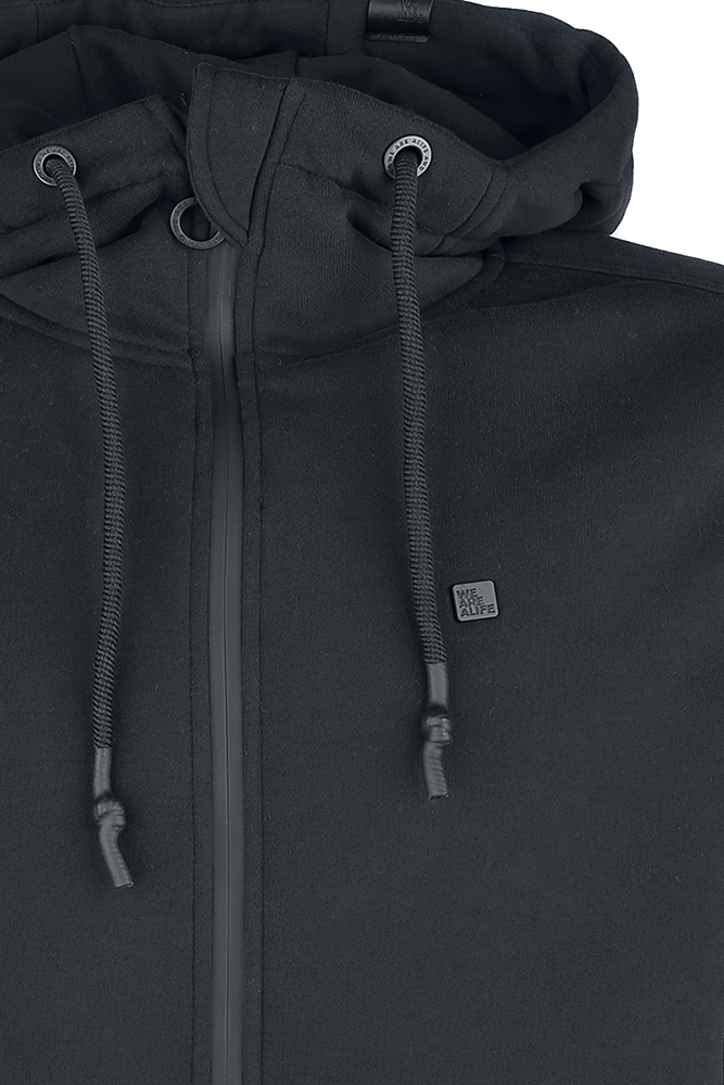 Alife and Kickin TrasherAK A Sweatjacket Kapuzenjacke schwarz