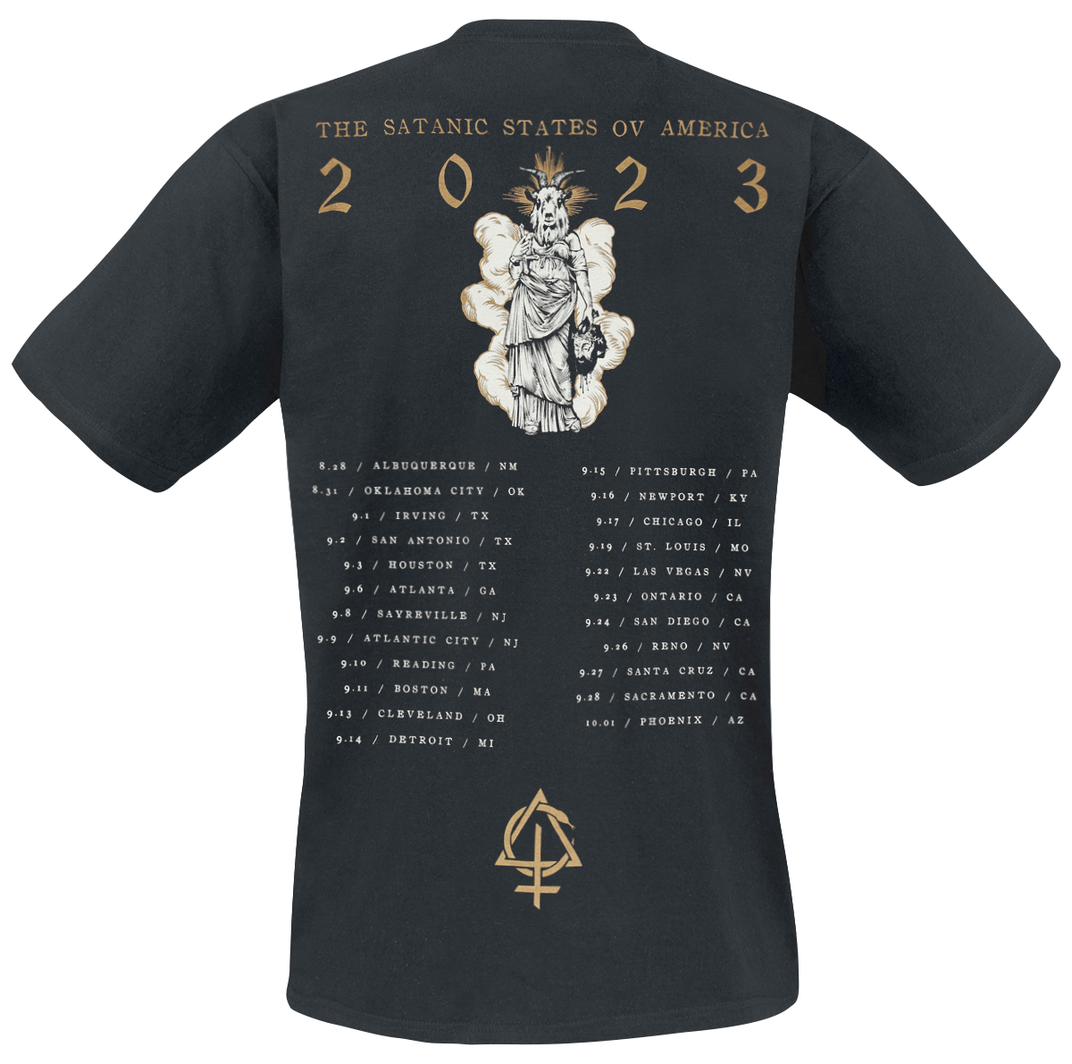 Behemoth T-Shirt - SSOA Goat - M - für Männer - Größe M - schwarz  - Lizenziertes Merchandise!