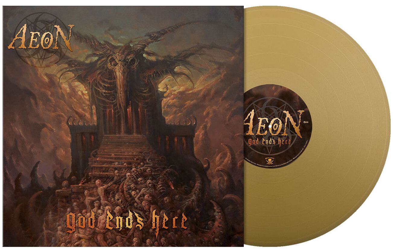 Image of Aeon God ends here LP farbig