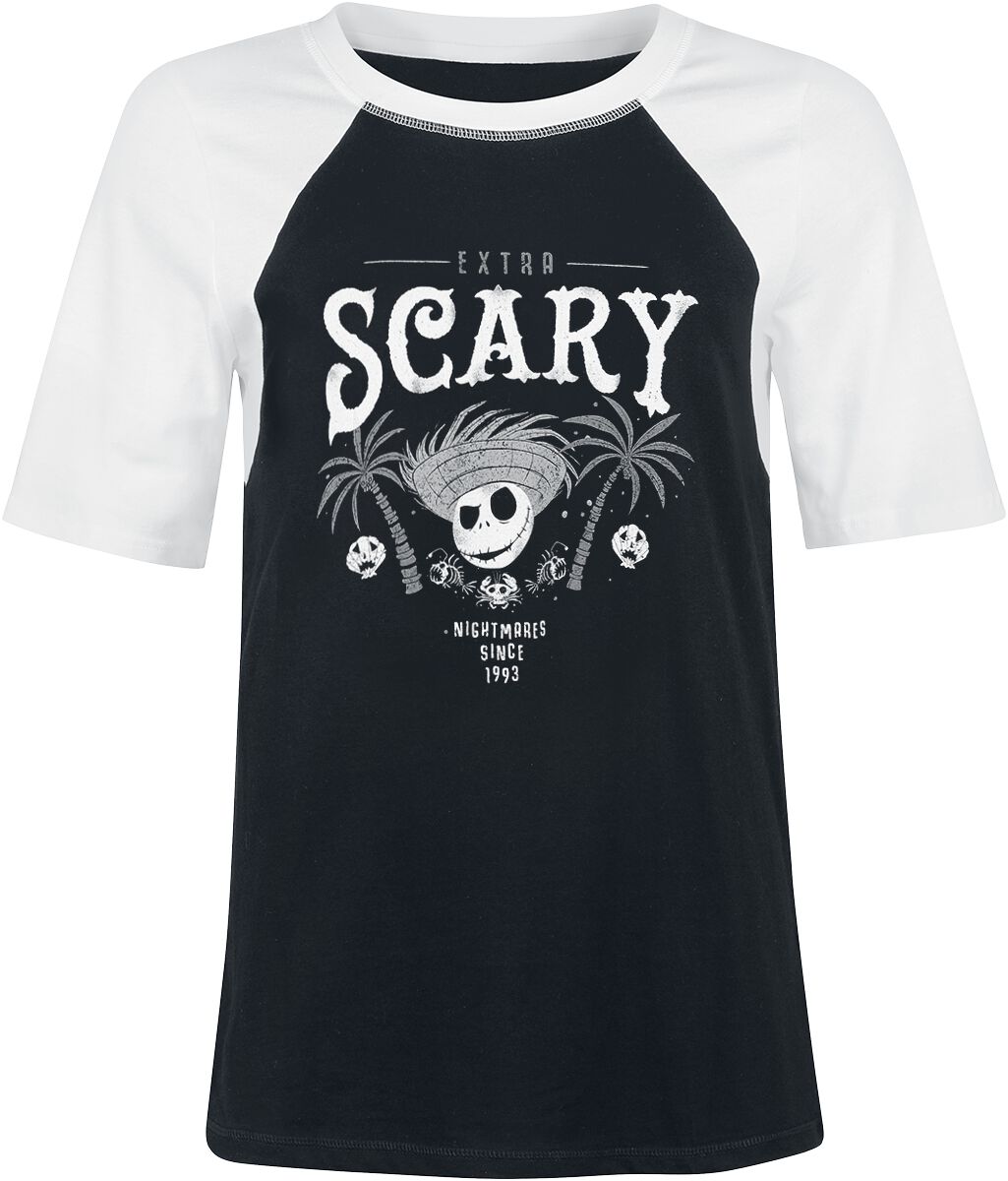 T-Shirt Manches courtes Disney de L'Étrange Noël De Monsieur Jack - Scary - S à XXL - pour Femme - n