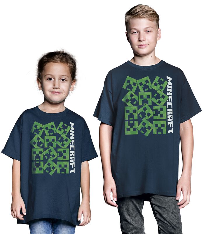 Gaming Kinderkleidung Kids - Creeper Collage | Minecraft T-Shirt