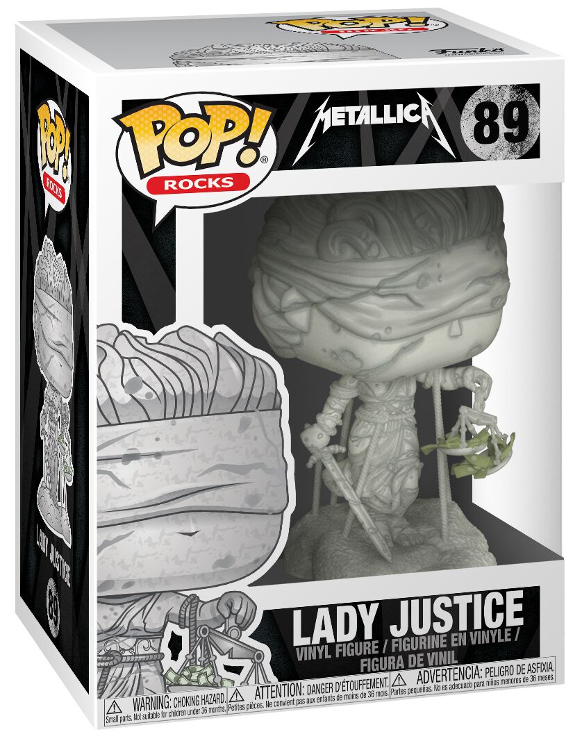Metallica Lady Justice Vinyl Figure 89 Funko Pop! multicolor