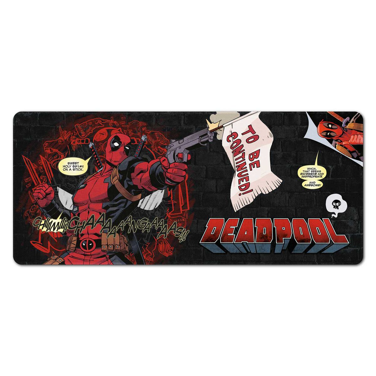 Deadpool - XL Mousepad - Schreibtischunterlage - multicolor