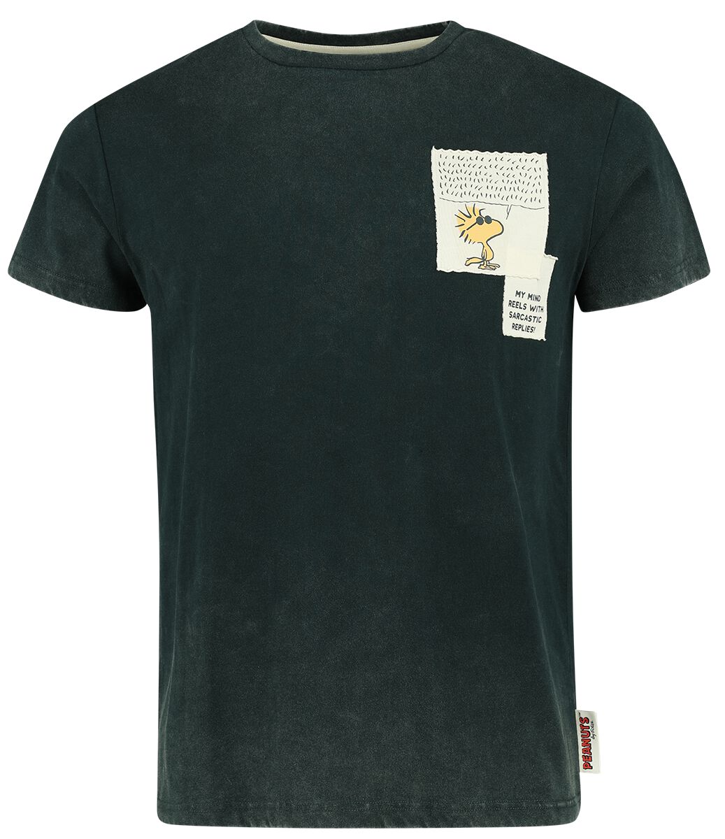 Peanuts T-Shirt - The Sarcasm Society - S bis XXL - für Männer - Größe M - dunkelgrün  - EMP exklusives Merchandise!