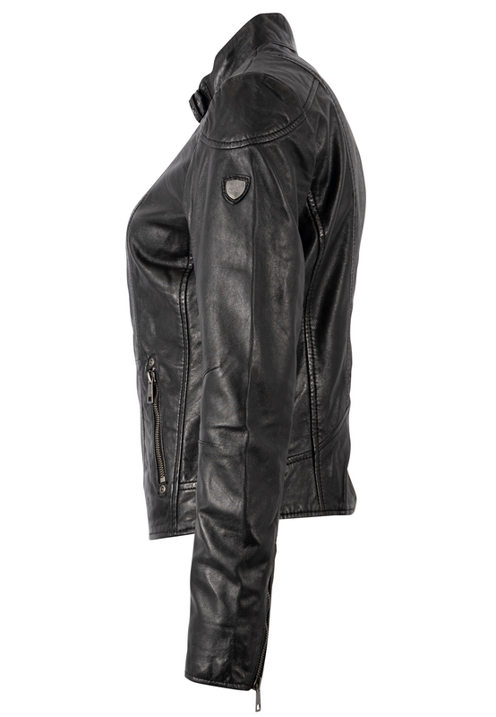 Thumbnail - Mauritius Kina S18 LEGV Lederjacke schwarz in S