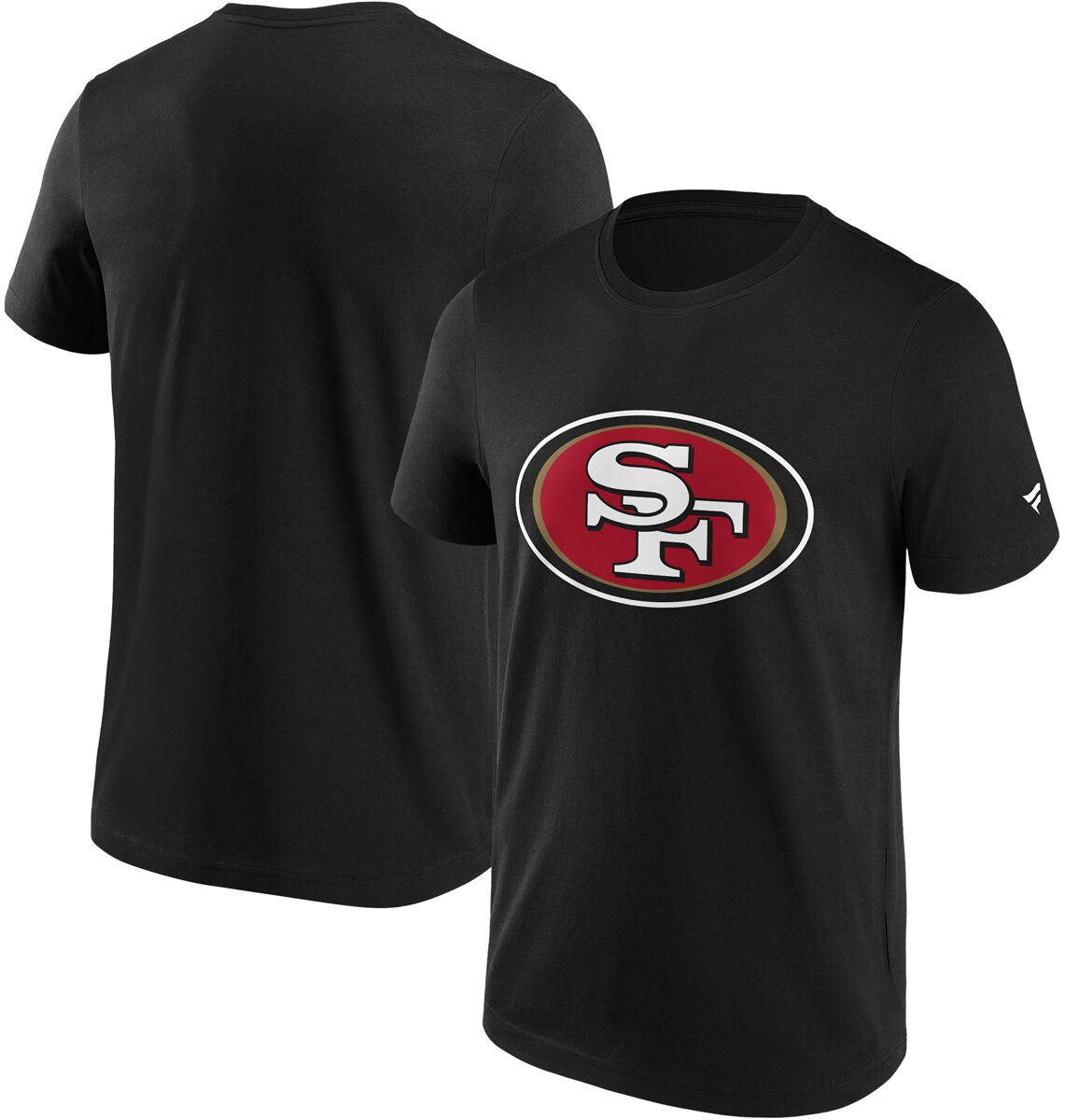 Fanatics T-Shirt - San Francisco 49ers Logo - S - für Männer - Größe S - schwarz