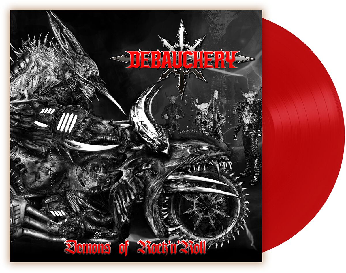 Image of LP di Debauchery - Demons of Rock'n'Roll - Unisex - rosso