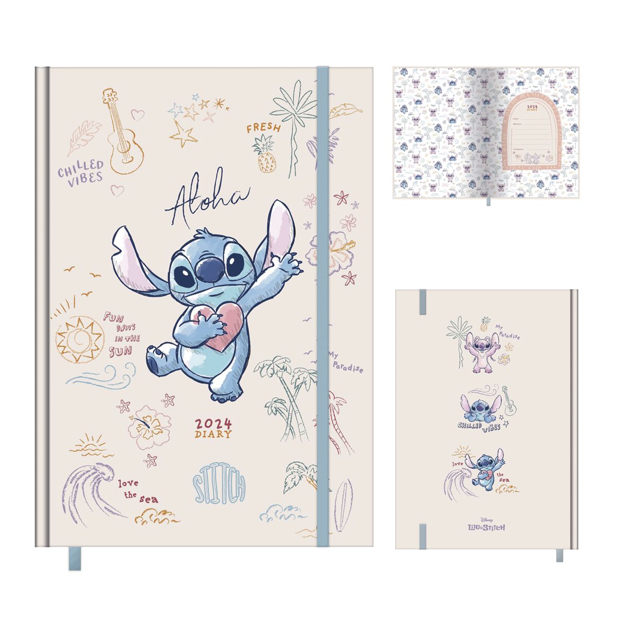 Lilo & Stitch - Disney Kalenderbuch - Kalenderbuch 2024 - multicolor  - Lizenzierter Fanartikel