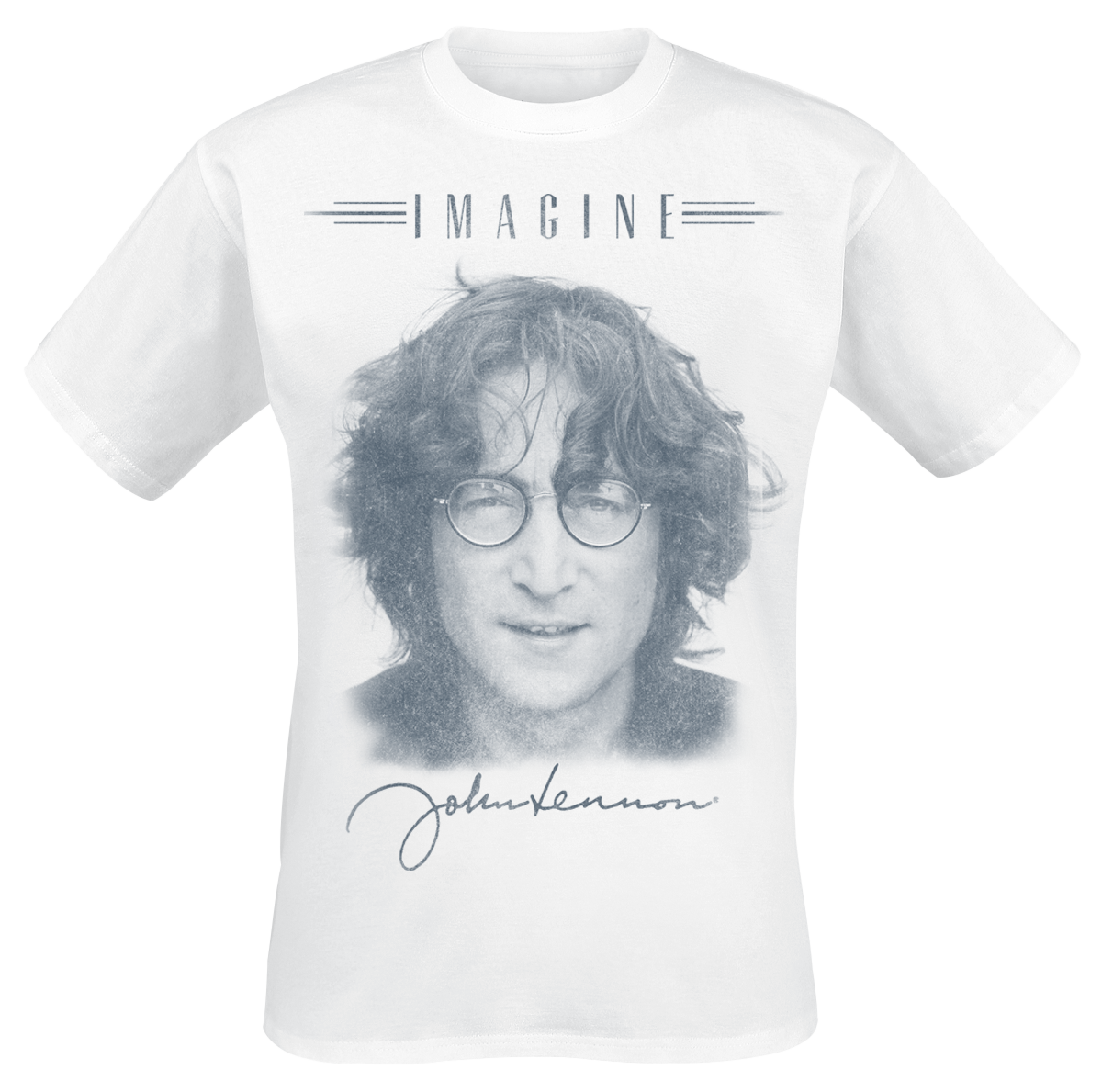 T-shirt  van John Lennon - Imagine - Mannen - wit