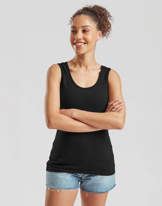 4068143456746 - LADIES VALUEWEIGHT VEST Top schwarz in XL