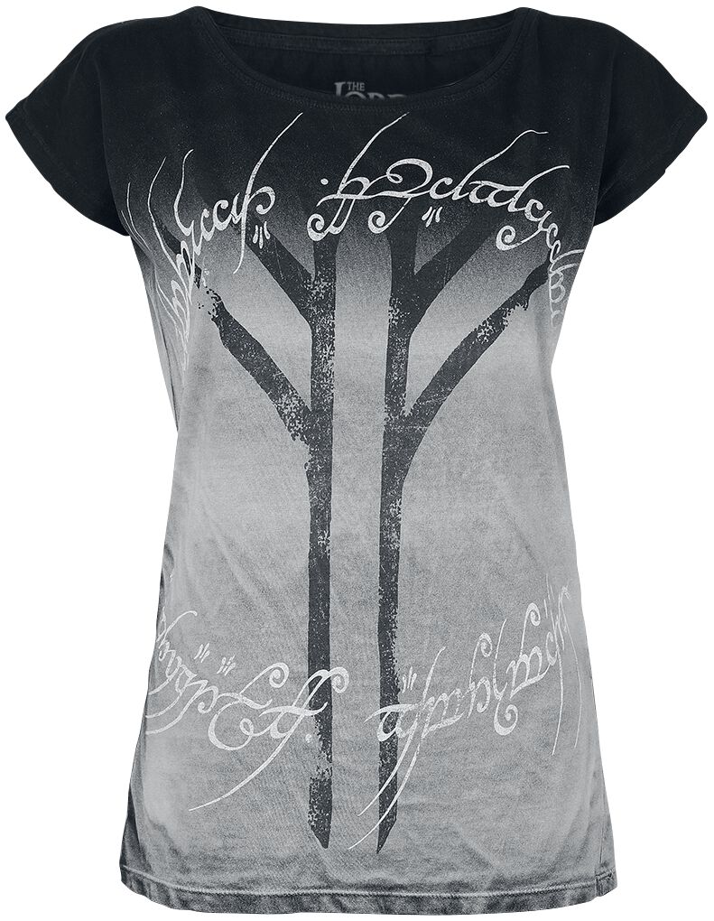 The Lord Of The Rings Ring Speech T-Shirt grey