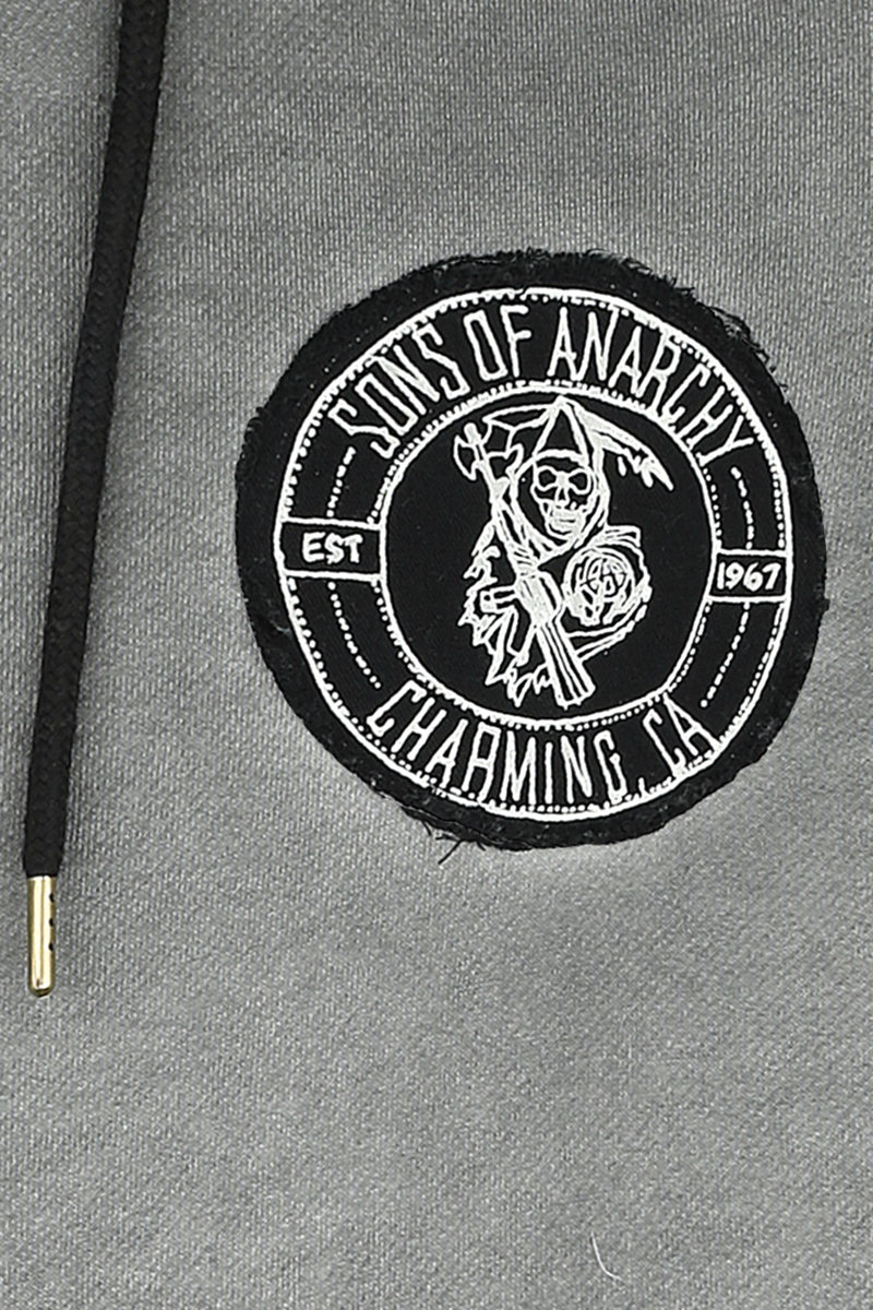 Sons Of Anarchy Charming California Kapuzenjacke grau