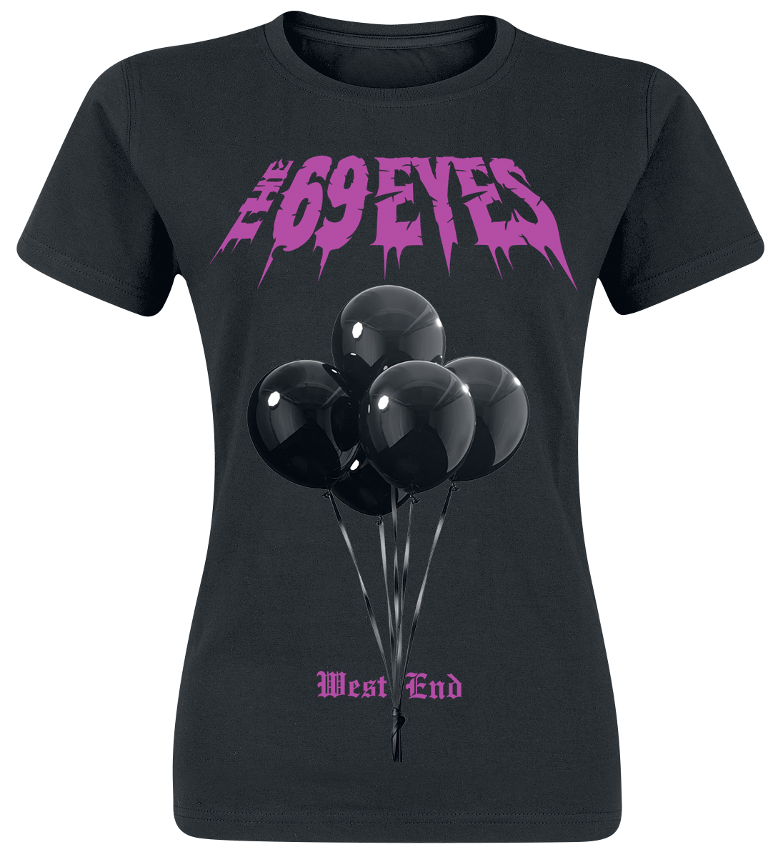 The 69 Eyes - West End - Girls shirt - black image