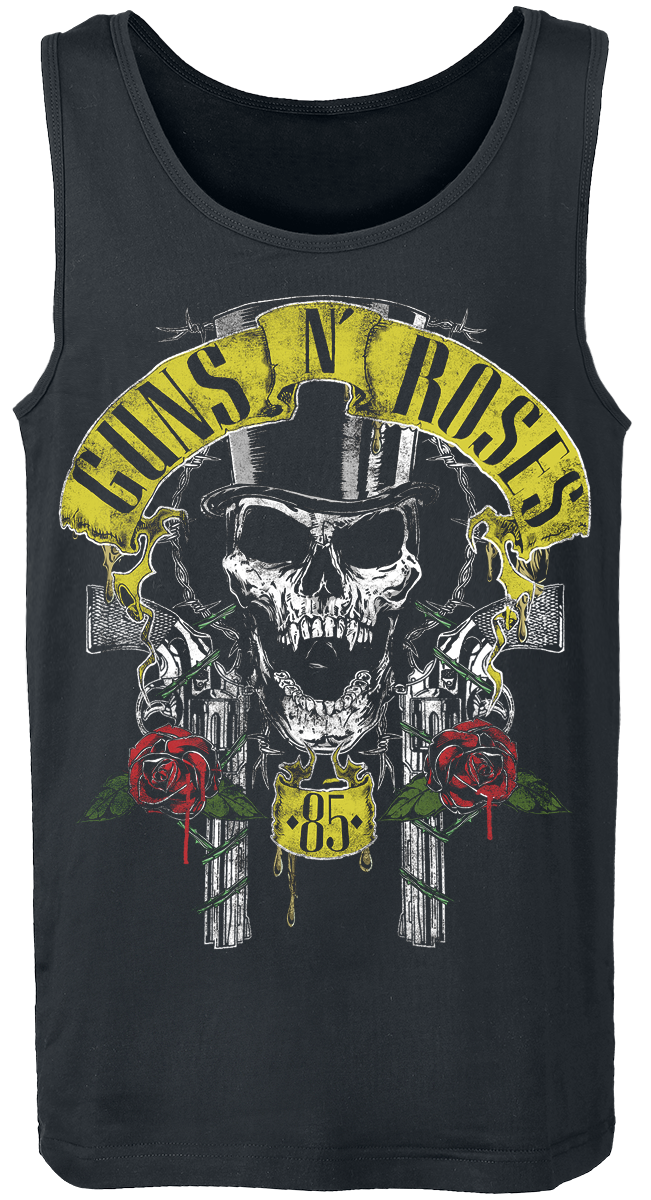 Guns N` Roses - Top Hat - Tank-Top - schwarz