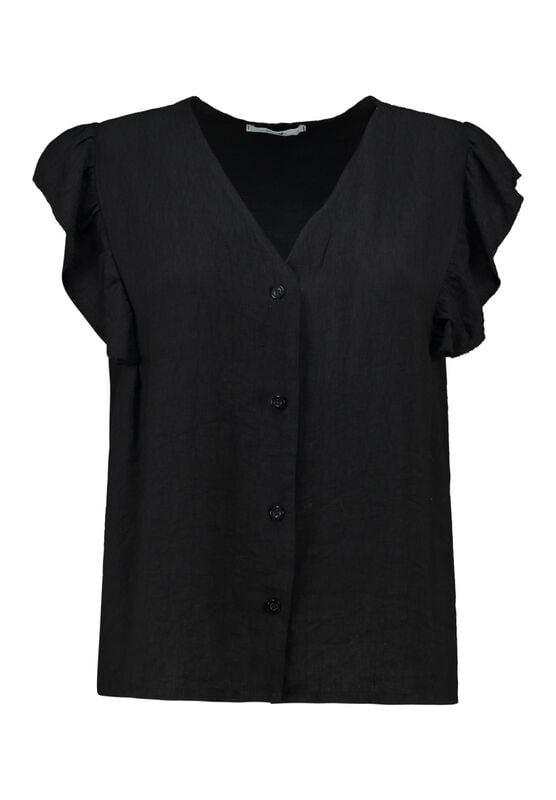 Hailys Bluse - SL V TP Ci44ndi - XS bis XXL - für Damen - Größe XS - schwarz