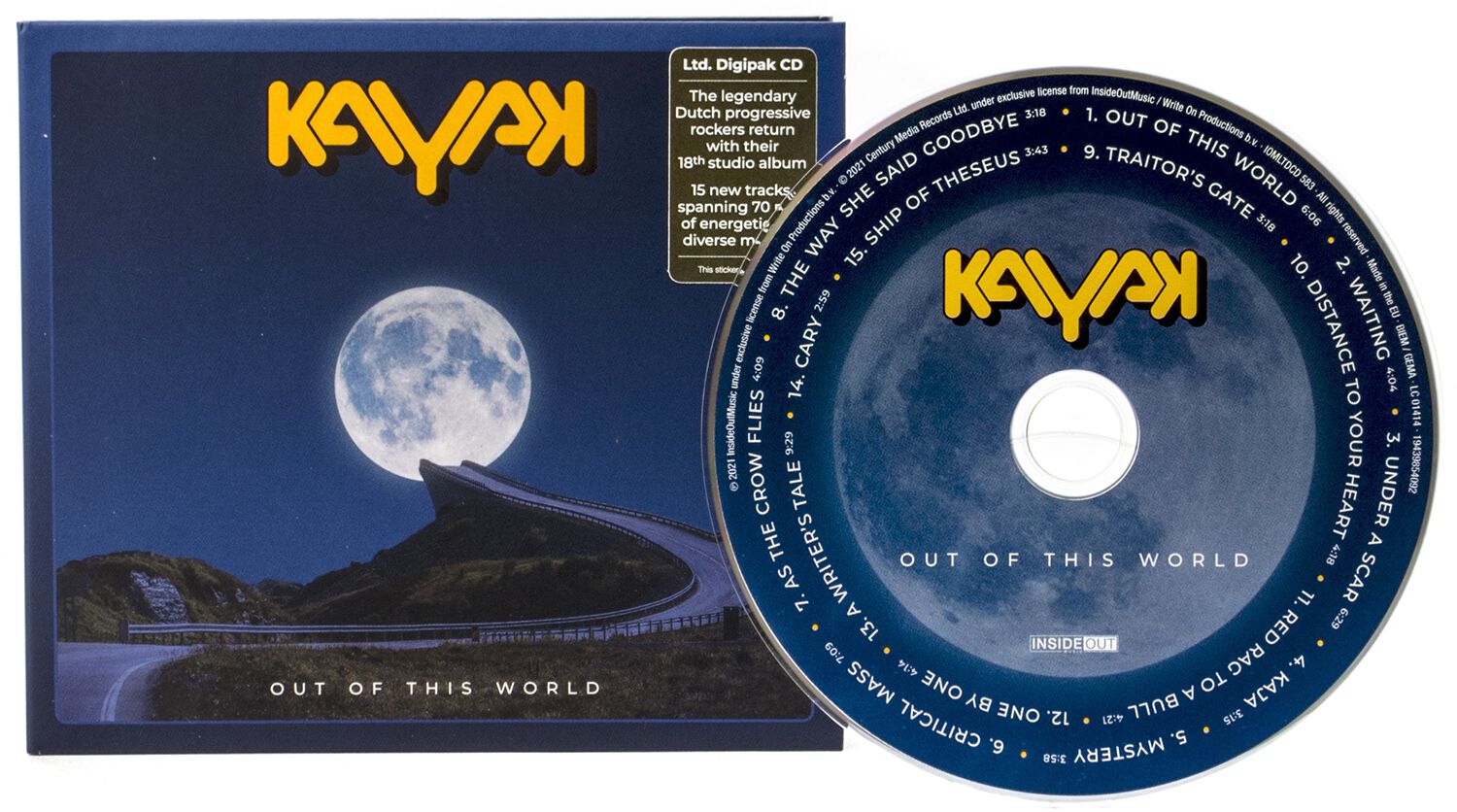 Image of Kayak Out of this world CD Standard