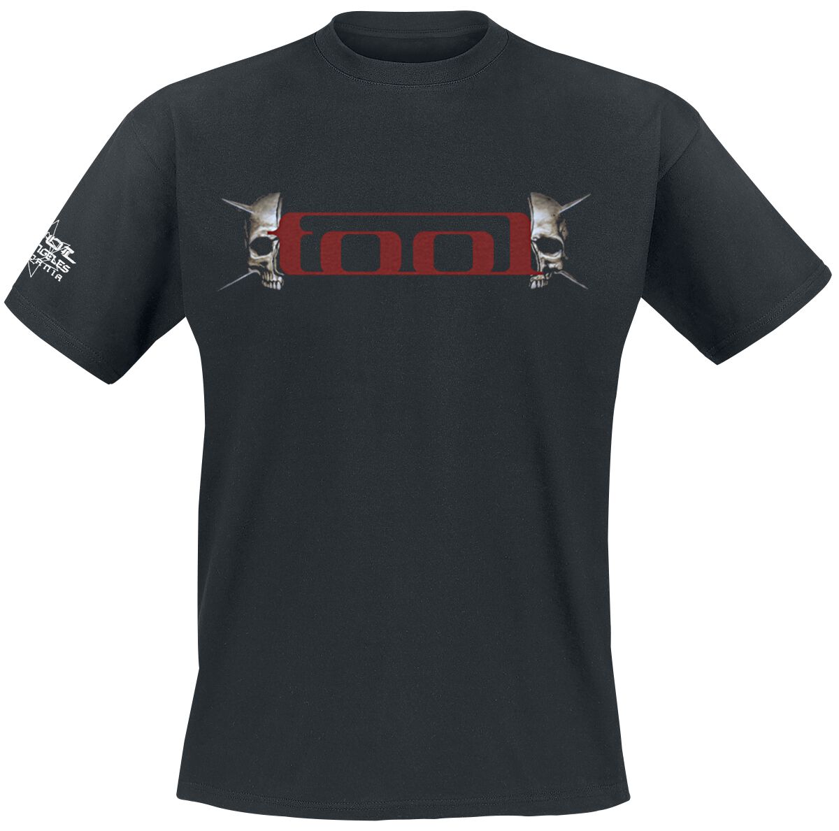 Tool Skull Spikes T-Shirt schwarz in XL