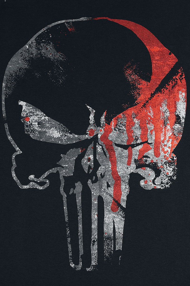 The Punisher Totenkopf Tank-Top schwarz