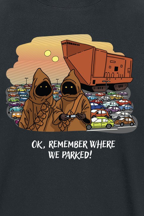 3664794796708 - Jawa - Ok Remember Where We Parked! T-Shirt navy in XXL 3664794796708 - Jawa - Ok Remember Where We Parked! T-Shirt navy in XXL