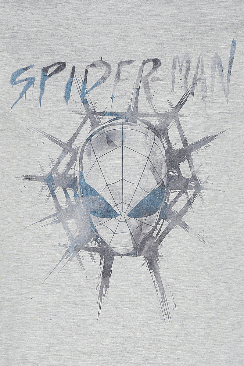 Spider-Man Graffiti T-Shirt grau