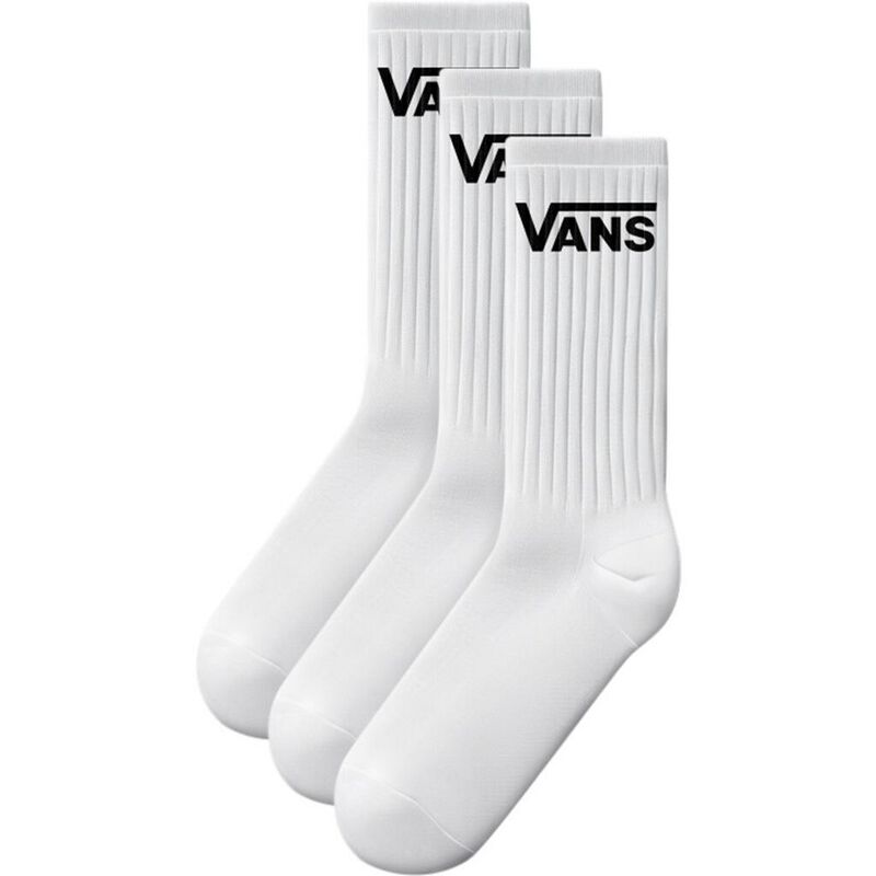 Vans Classic Crew (3er Pack) Socken weiß in S