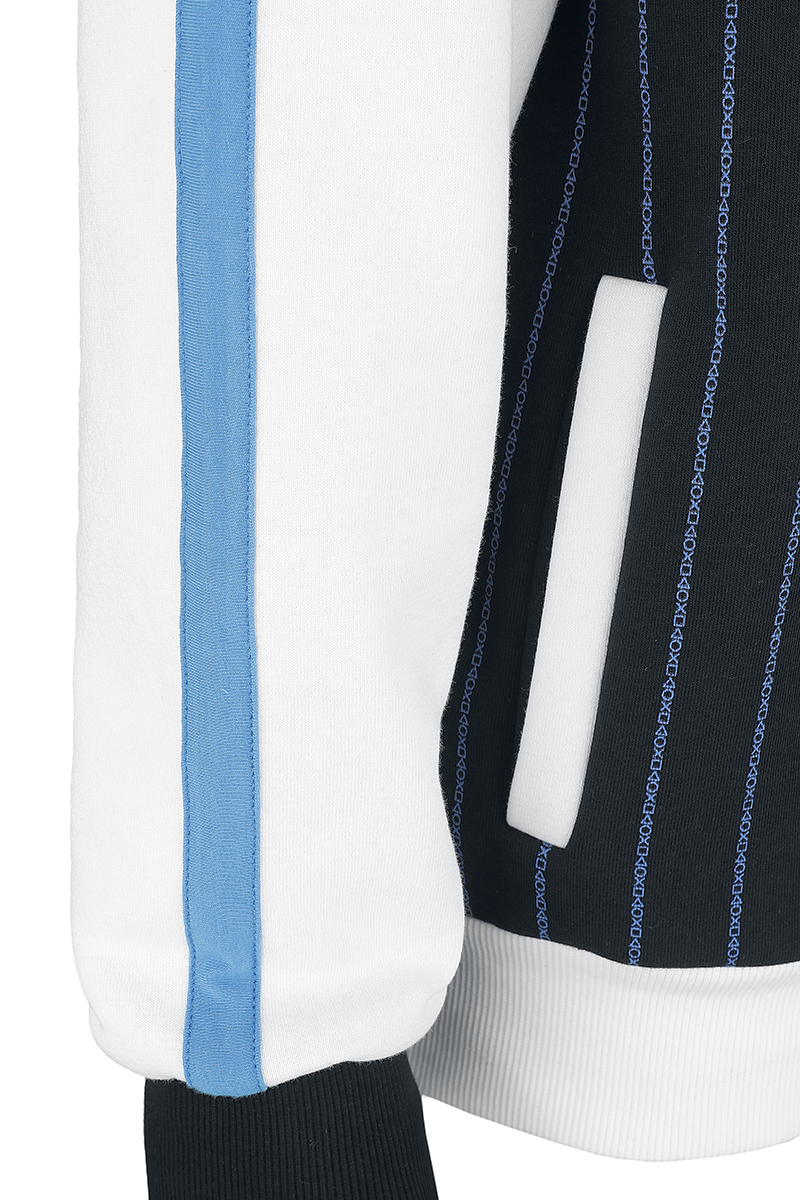 Playstation Striped Logo Kapuzenjacke multicolor
