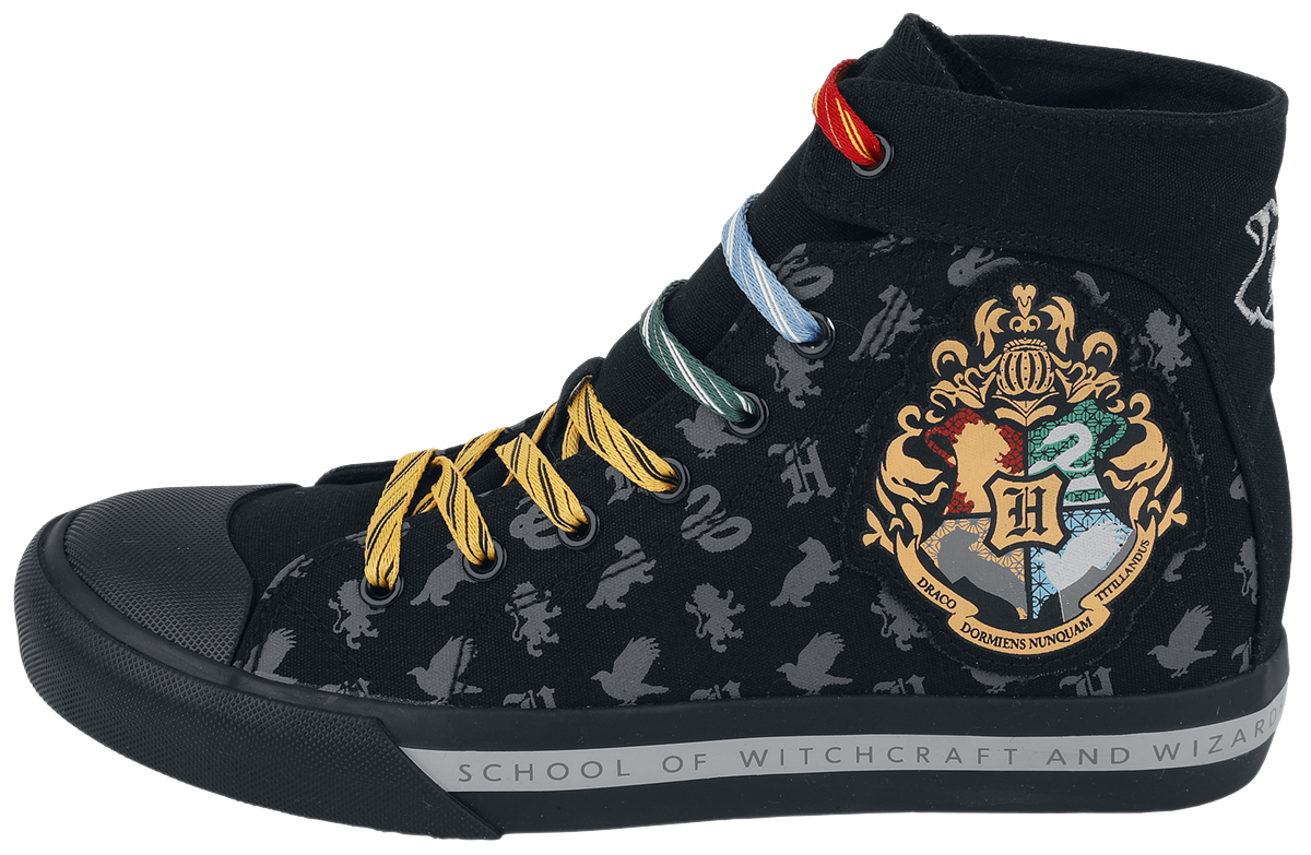 Harry Potter Hogwarts Sneaker high schwarz